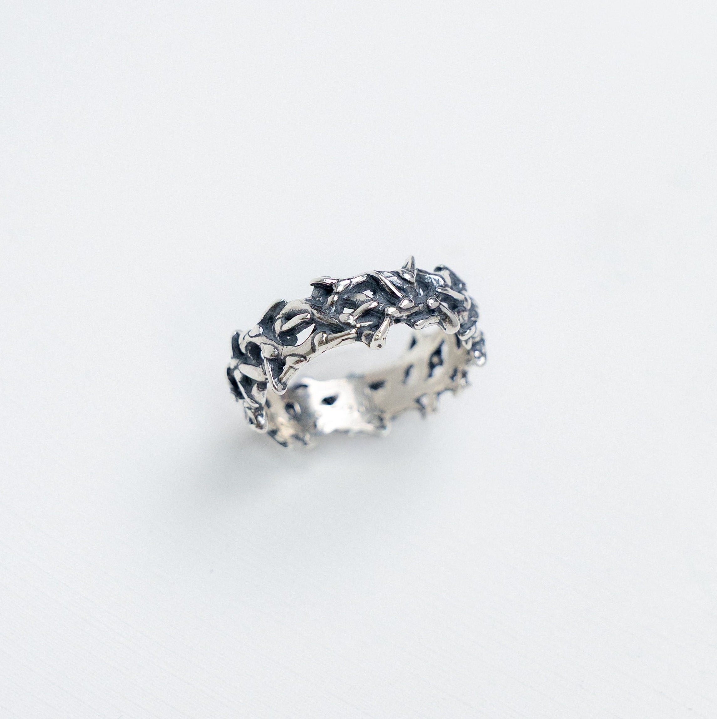 Crown of Thorns Ring | Sterling Silver Christian Ring | Jose Balli 
