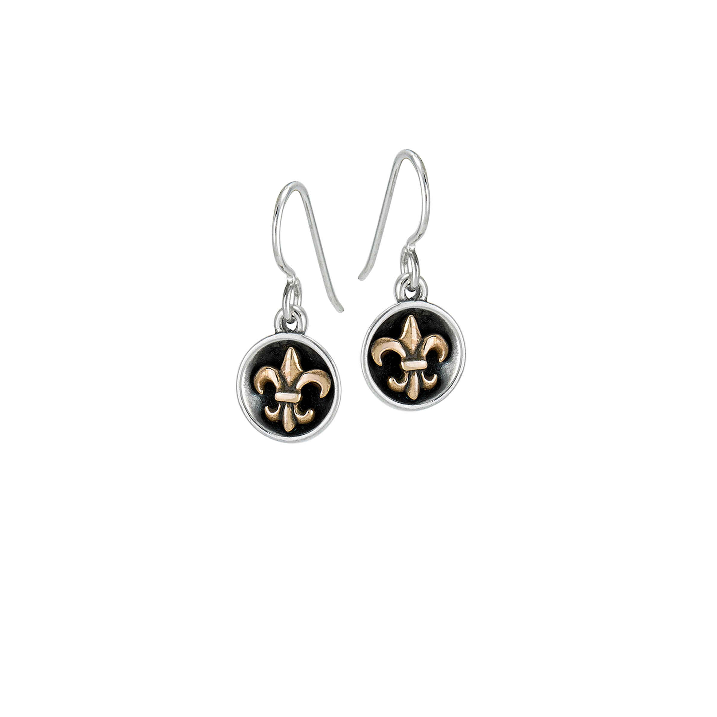 Fleur de Lis Roux Earrings