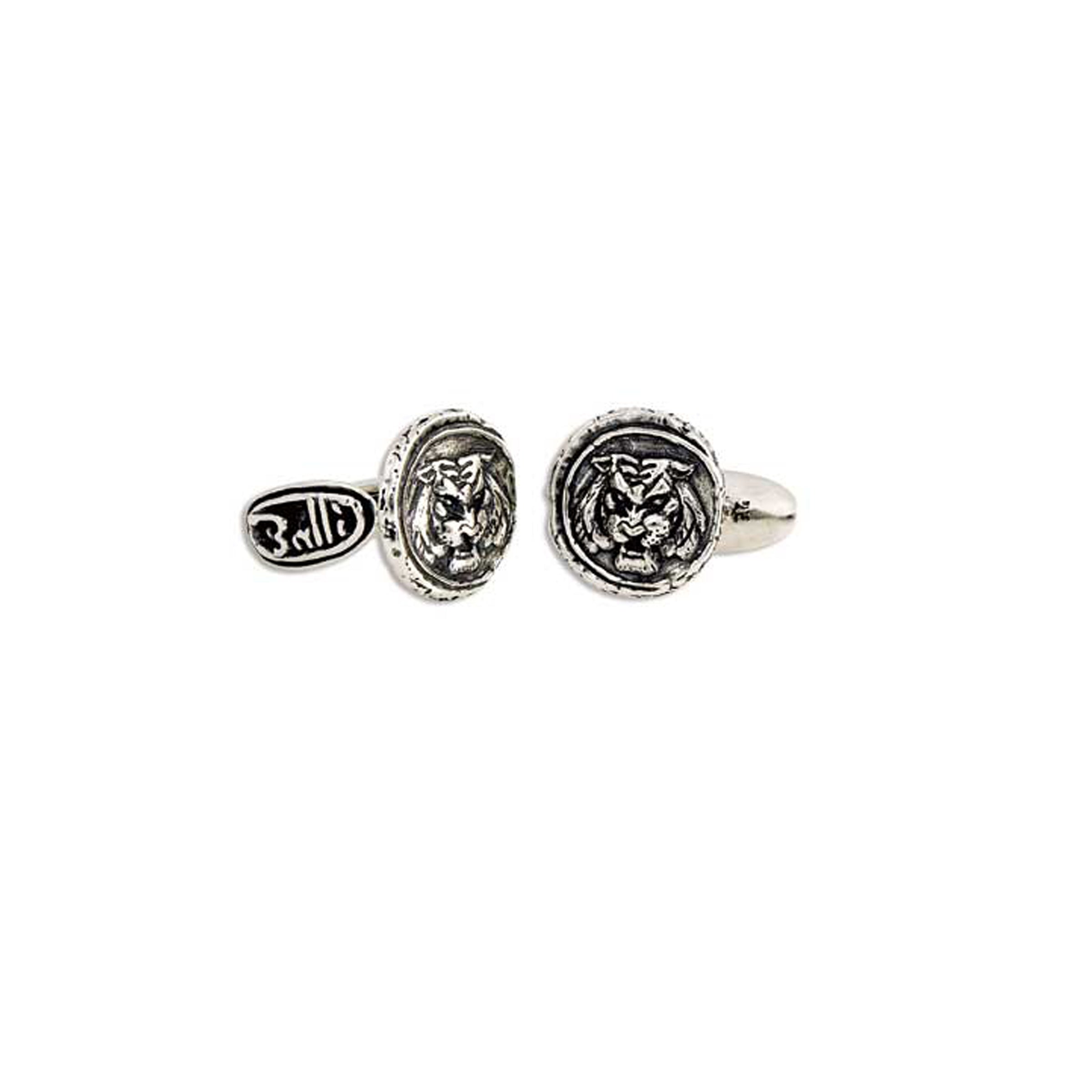 Tiger Doubloon Cufflinks