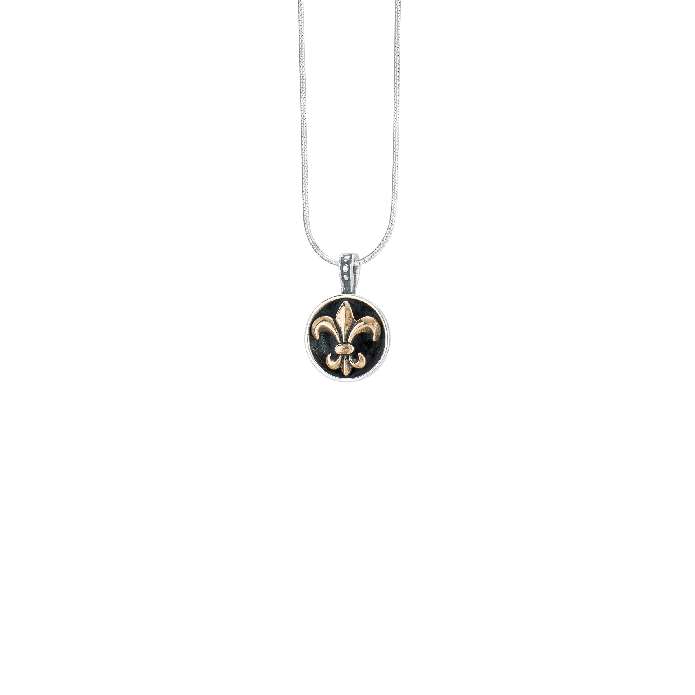 Fleur de Lis Roux Pendant