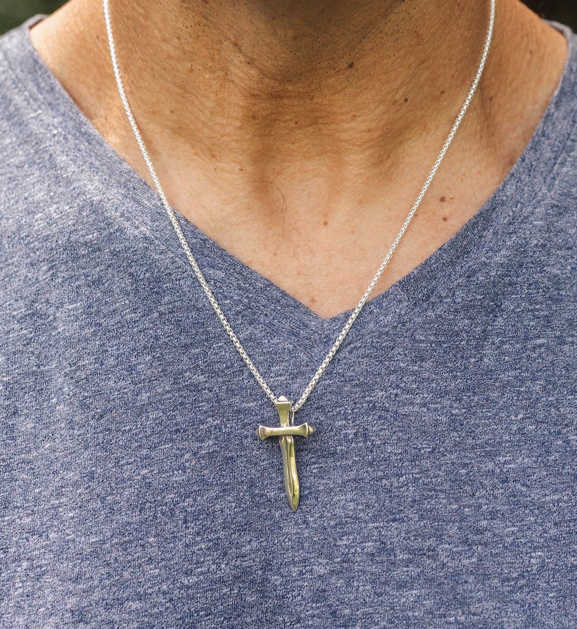 Cross 2025 charm necklace
