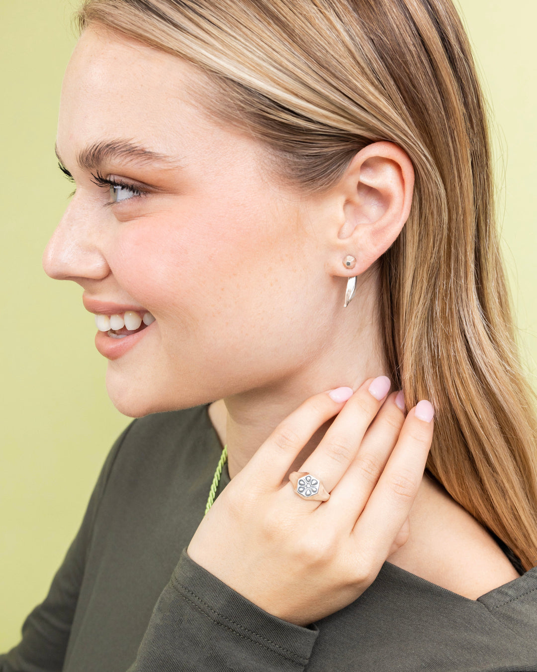 Okra Spike Earrings