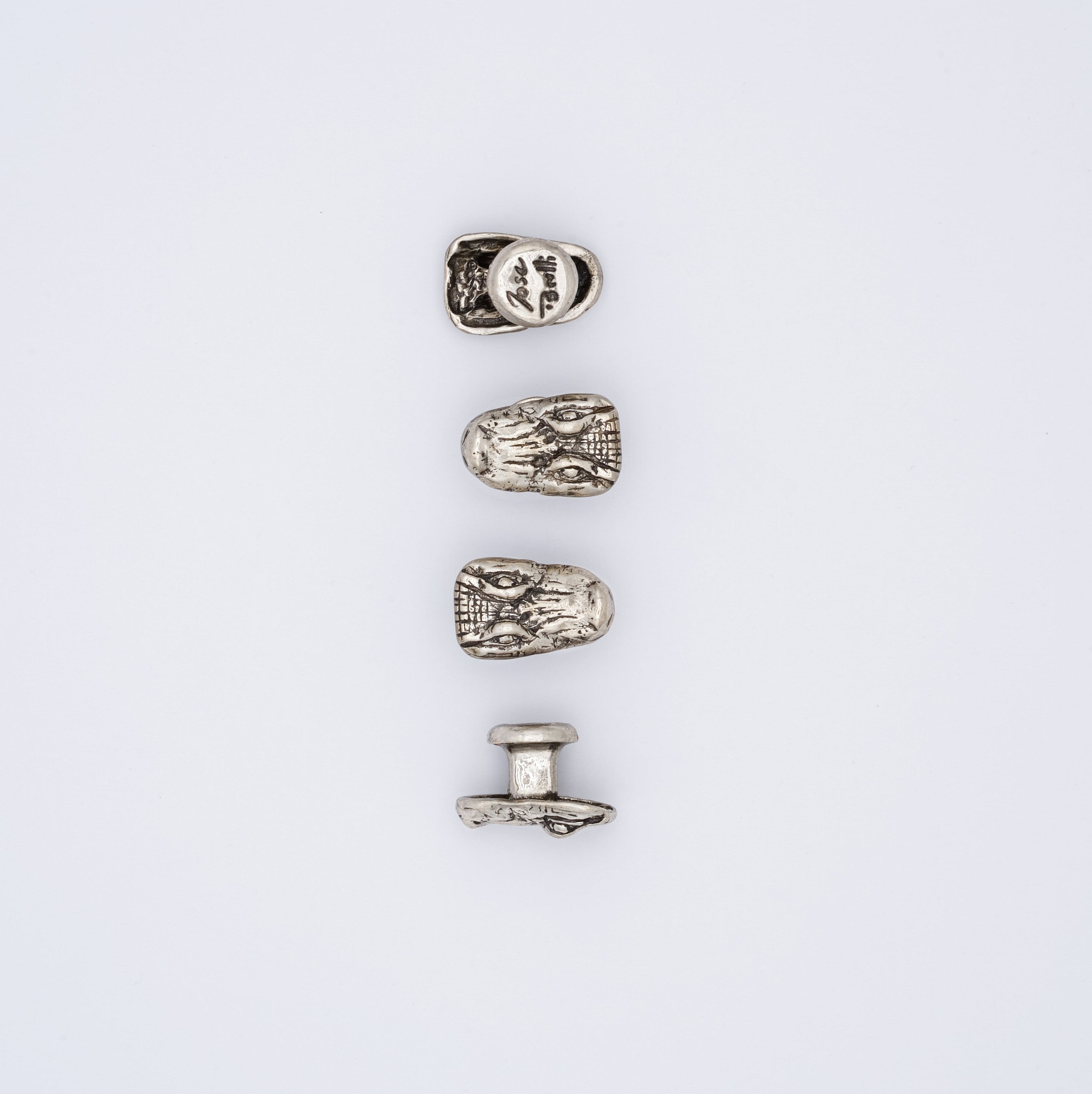 Alligator Tuxedo Studs