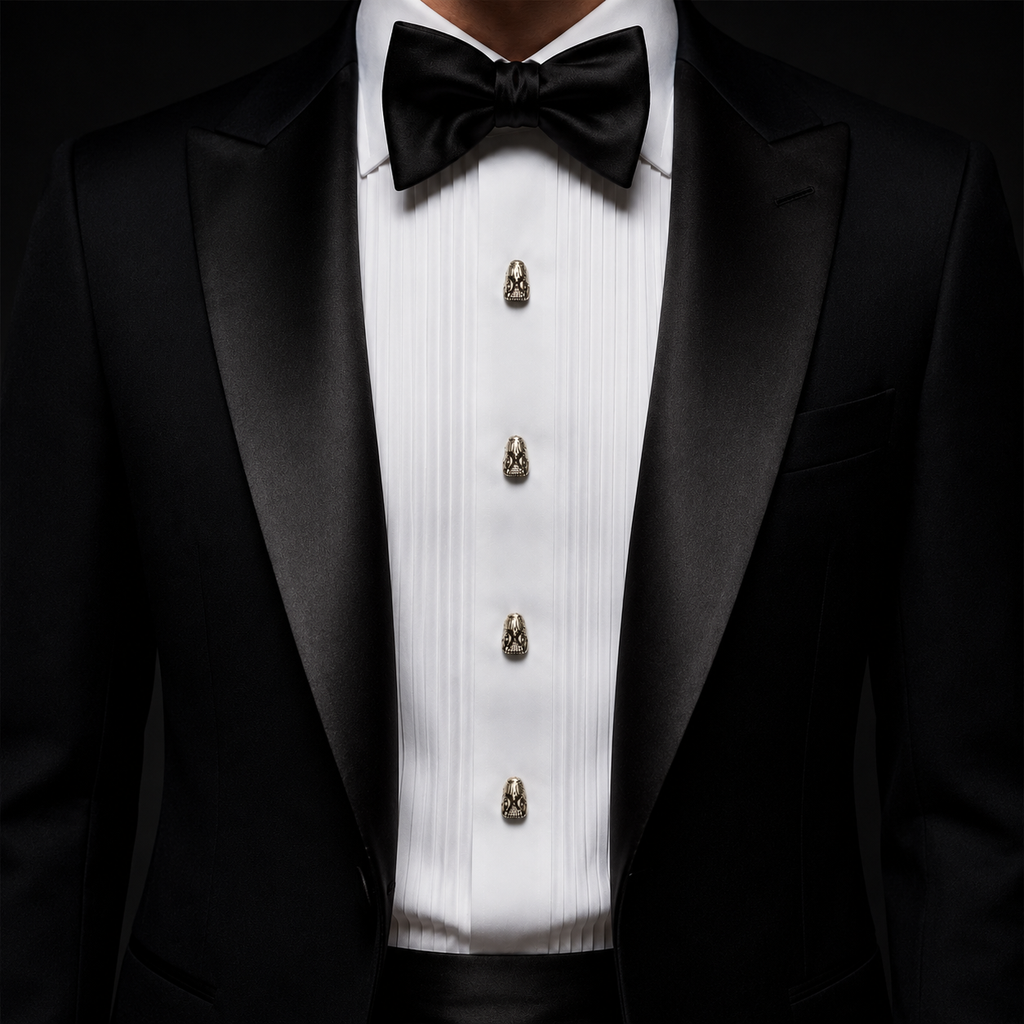 Alligator Tuxedo Studs