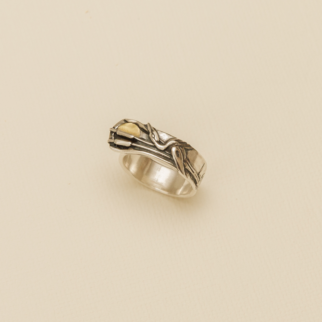 Audubon Egret Ring