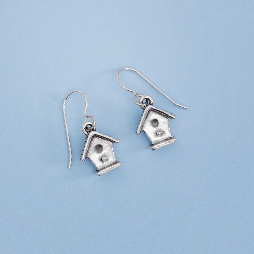 Birdhouse Earrings