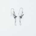Black Bird Pearl Earrings