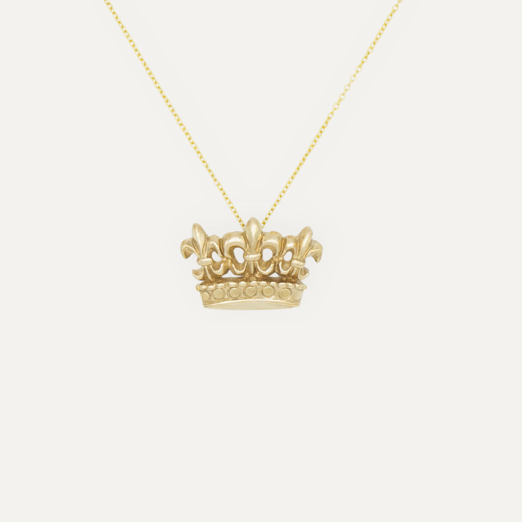 Fleur de Lis Crown Pendant