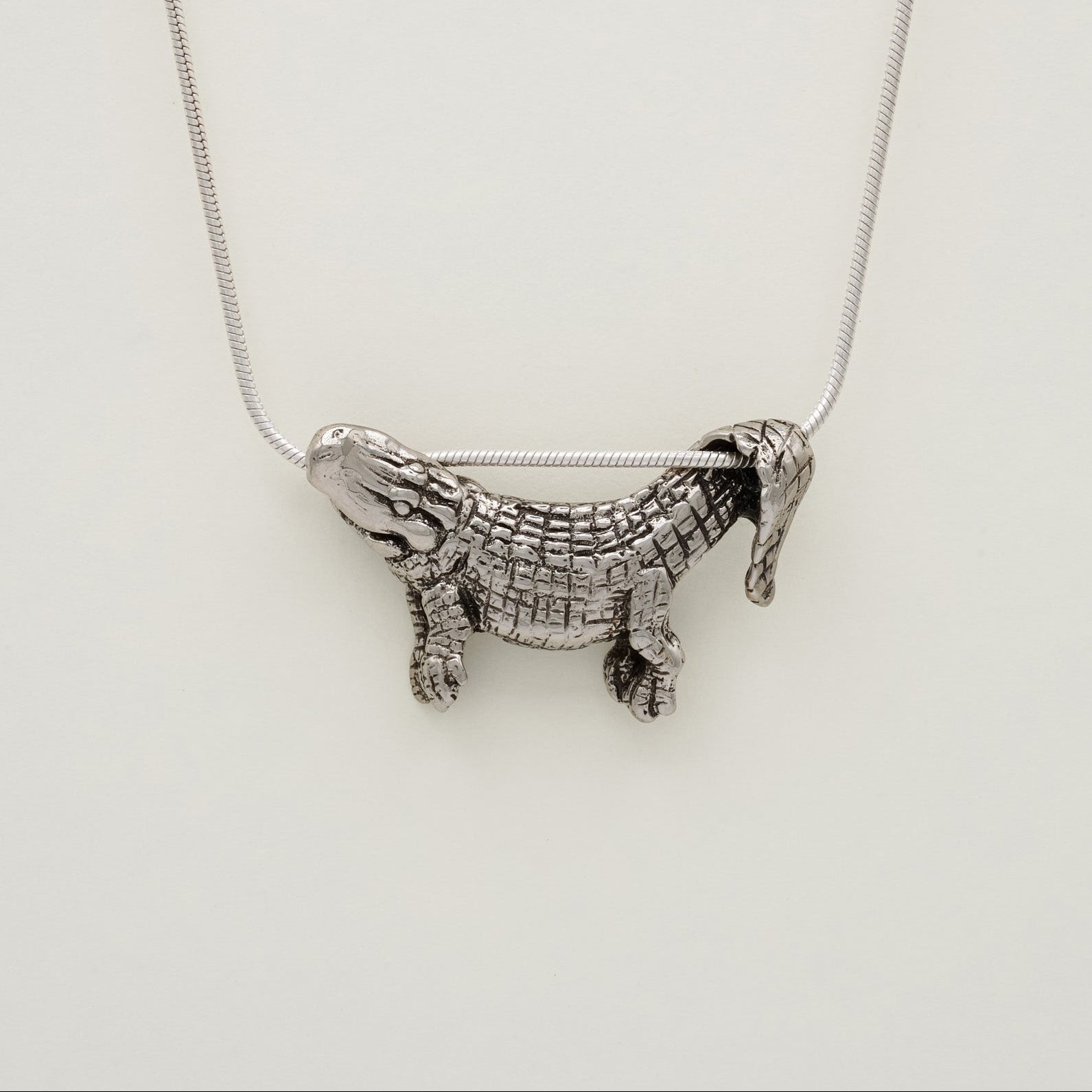 Dangling Alligator Pendant