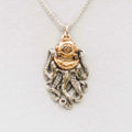Diving Octopus Pendant