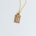 Gates of Heaven Cross Pendant