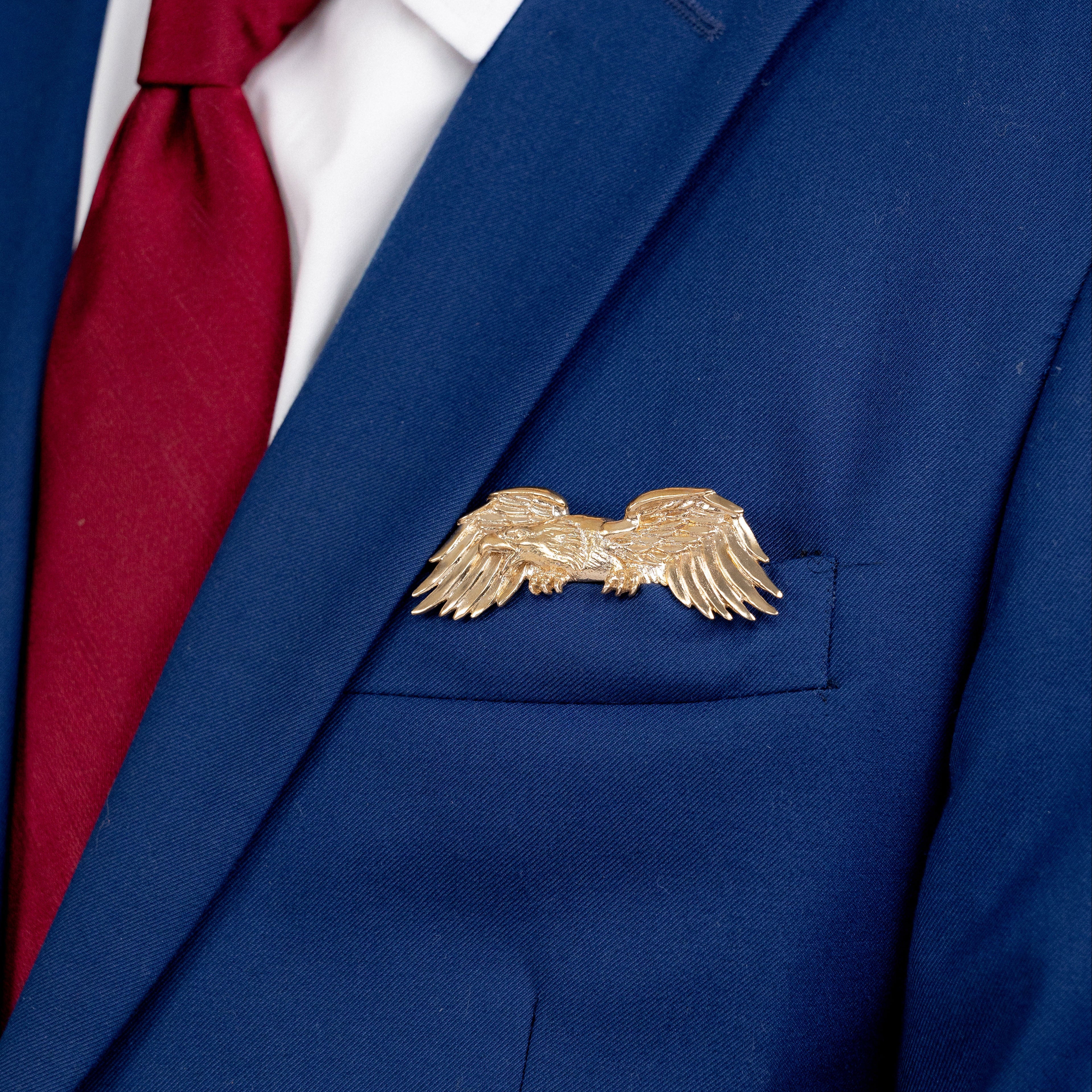 Gilded Eagle Pocket Square™