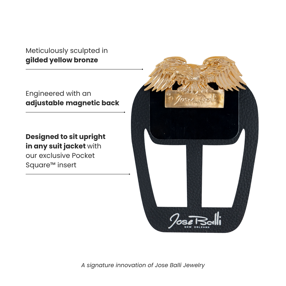 Gilded Eagle Pocket Square™