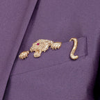 Tiger Ruby Eye Pocket Square™