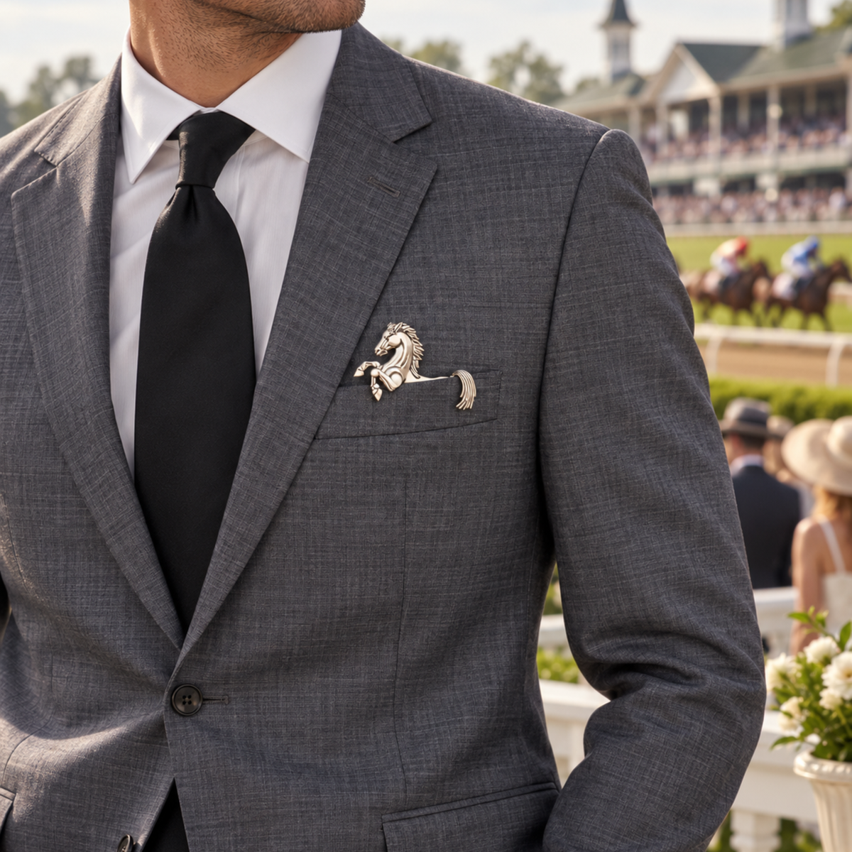 Horse Pocket Square