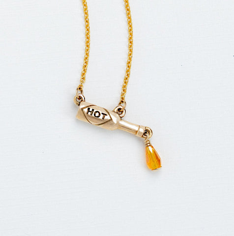 Hot Sauce Necklace
