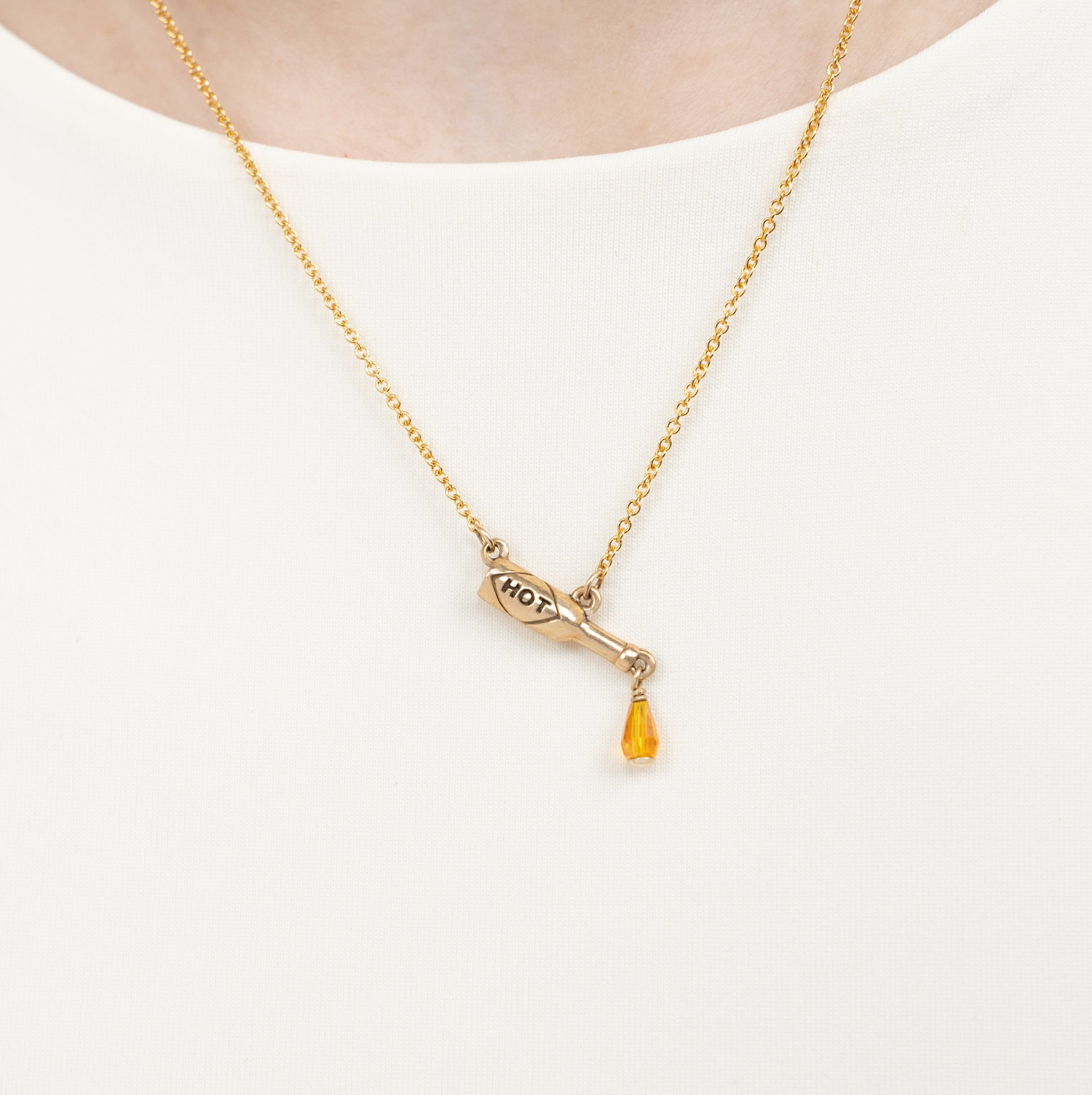 Hot Sauce Necklace
