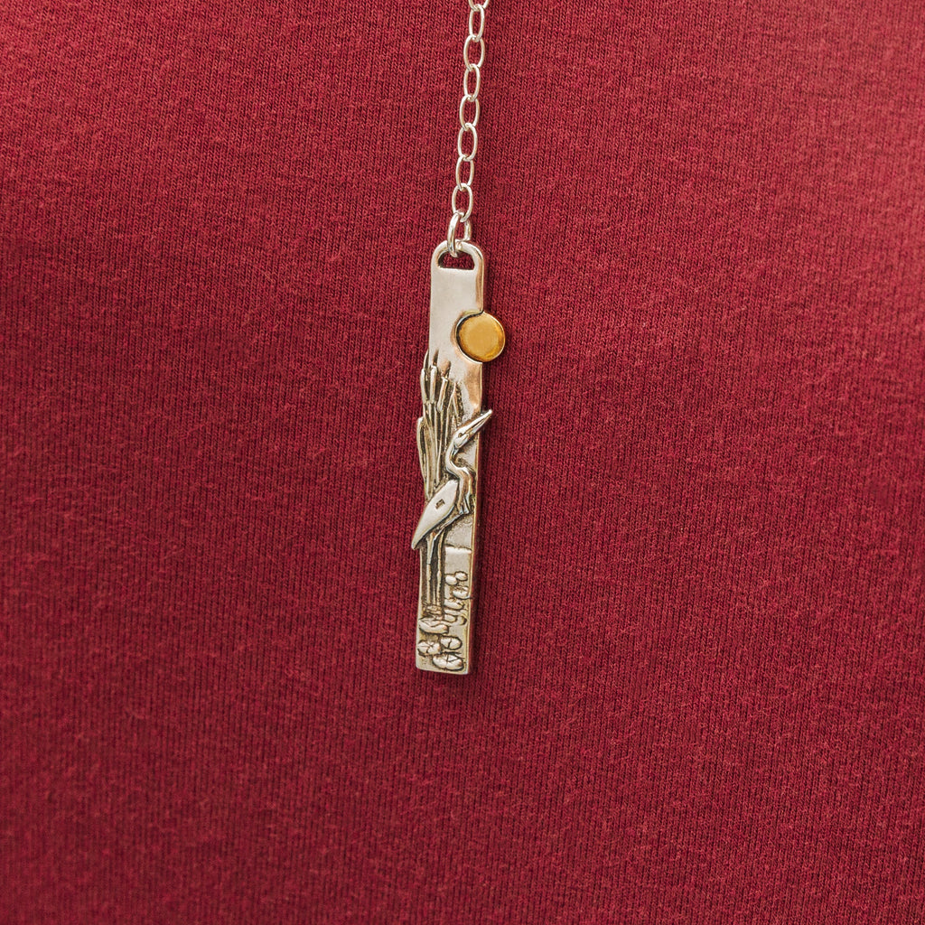 Audubon Egret Necklace
