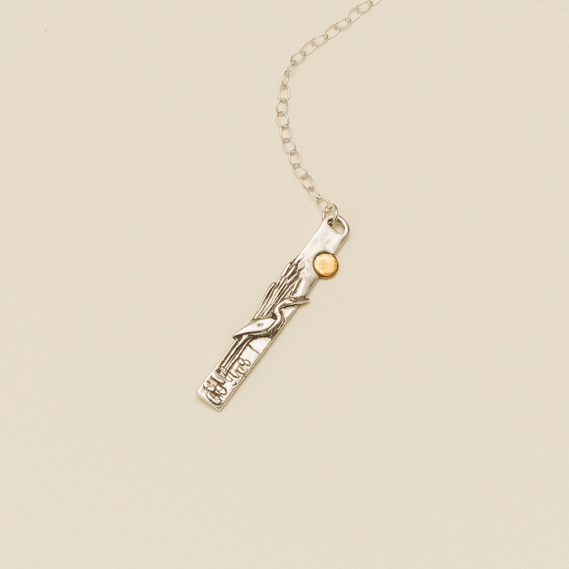 Audubon Egret Necklace