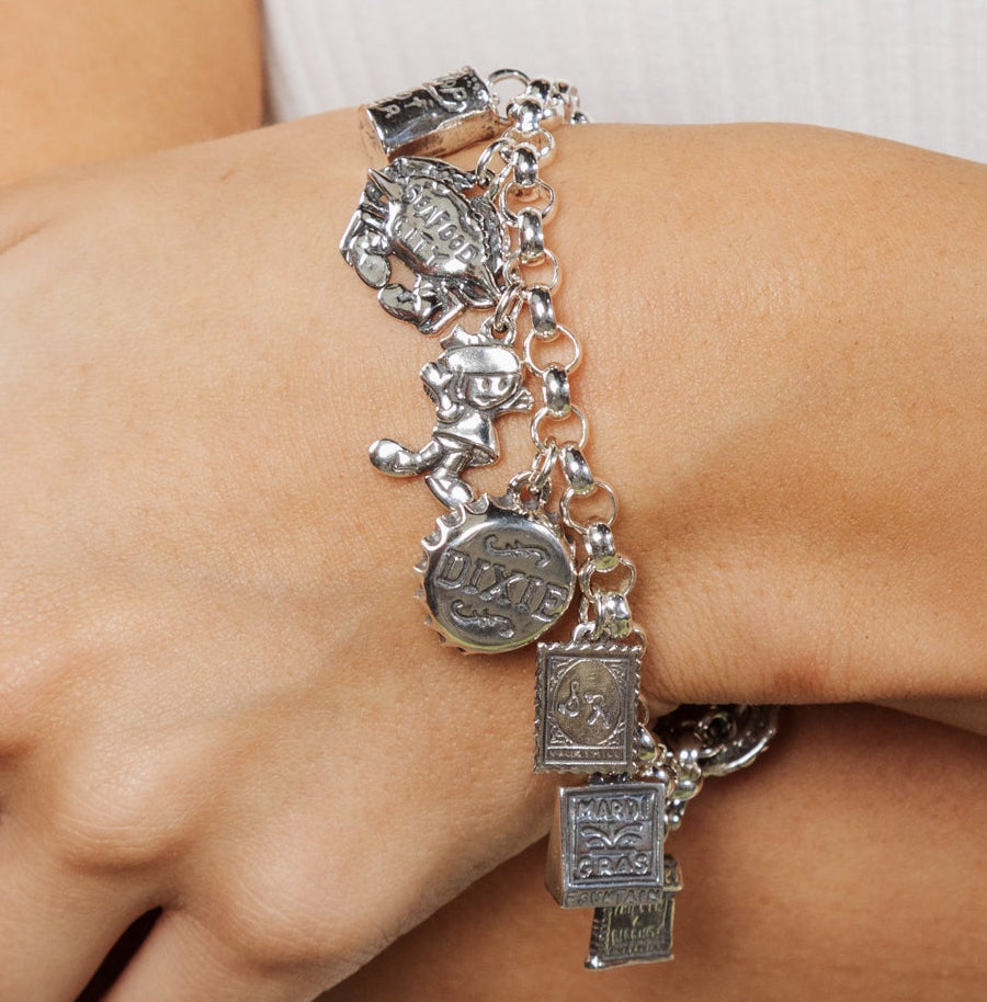 New Orleans Nostalgia Ten Charm Bracelet