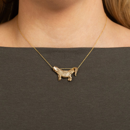 Dangling Alligator Pendant