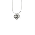 Love Script Heart Pendant