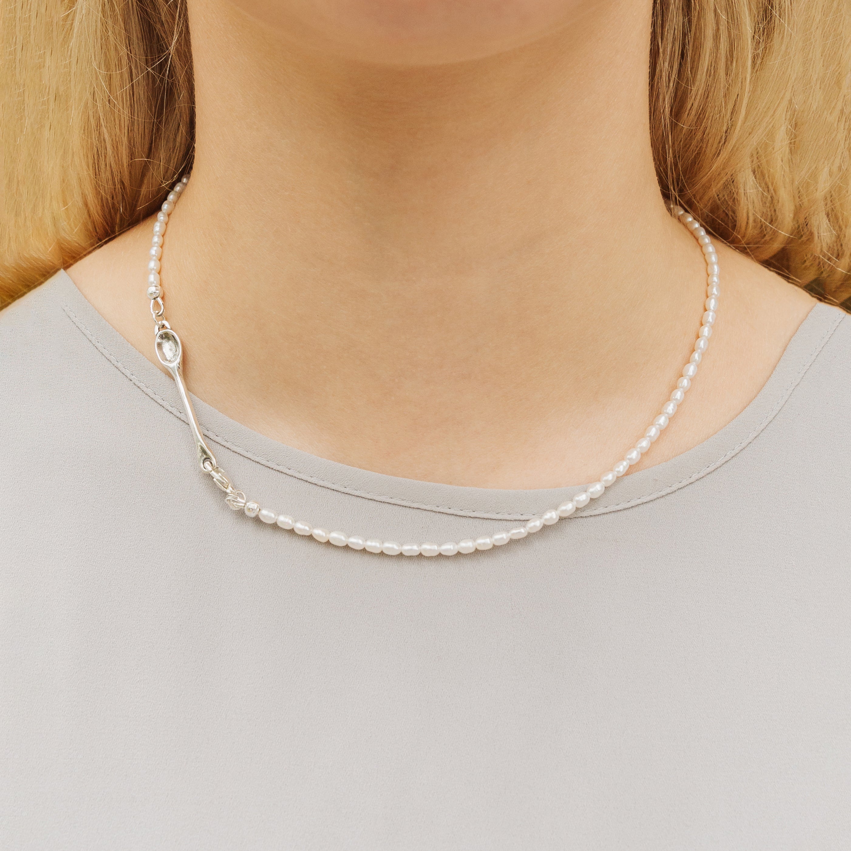 Rice Pearl Necklace