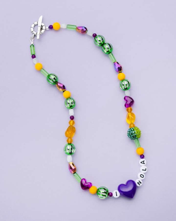 Mardi Gras Throw Necklace