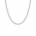 Sterling Silver Rounded Box Chain