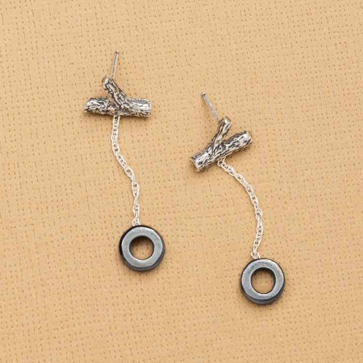 Tire Swing Earrings