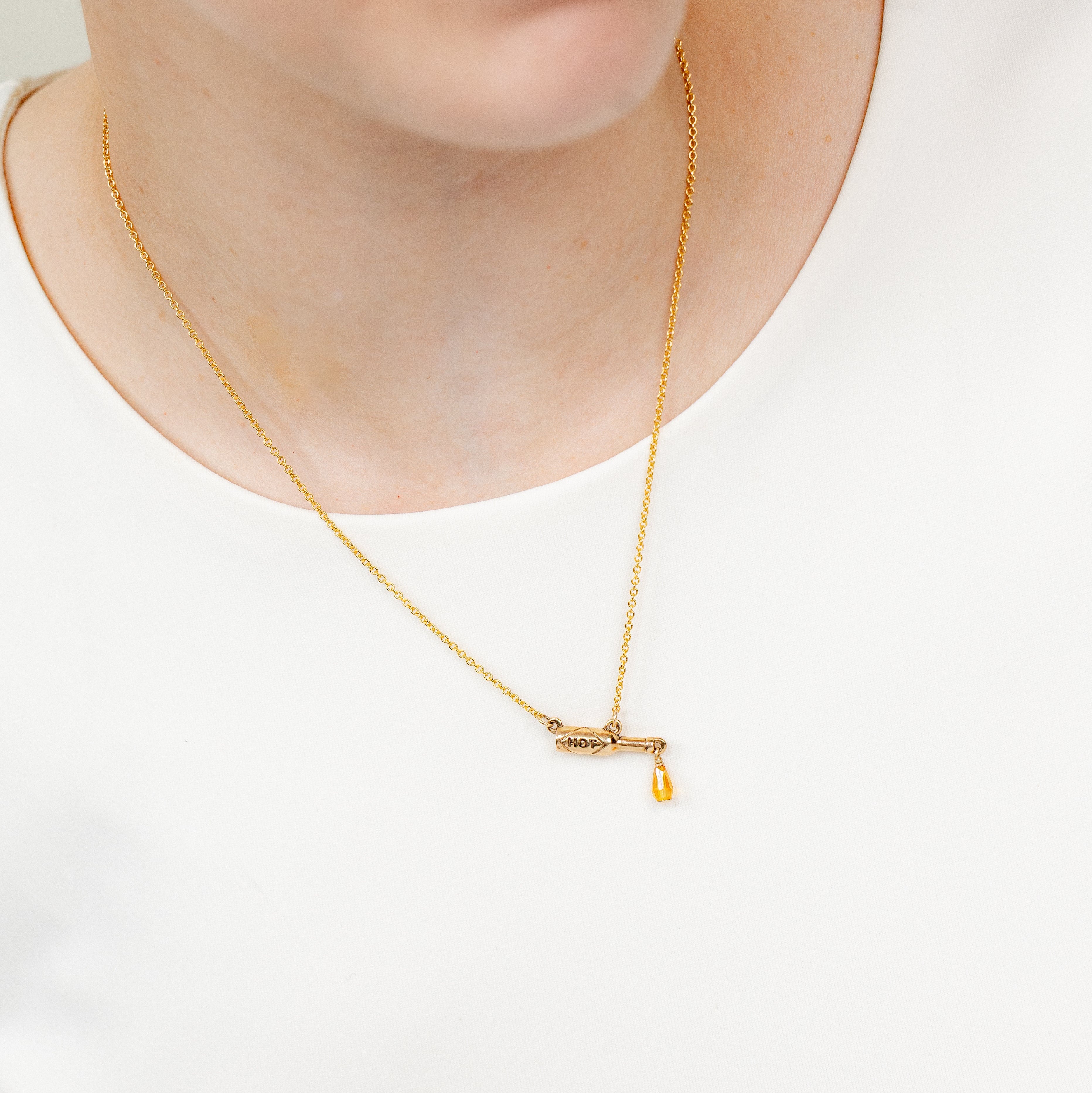 Hot Sauce Necklace