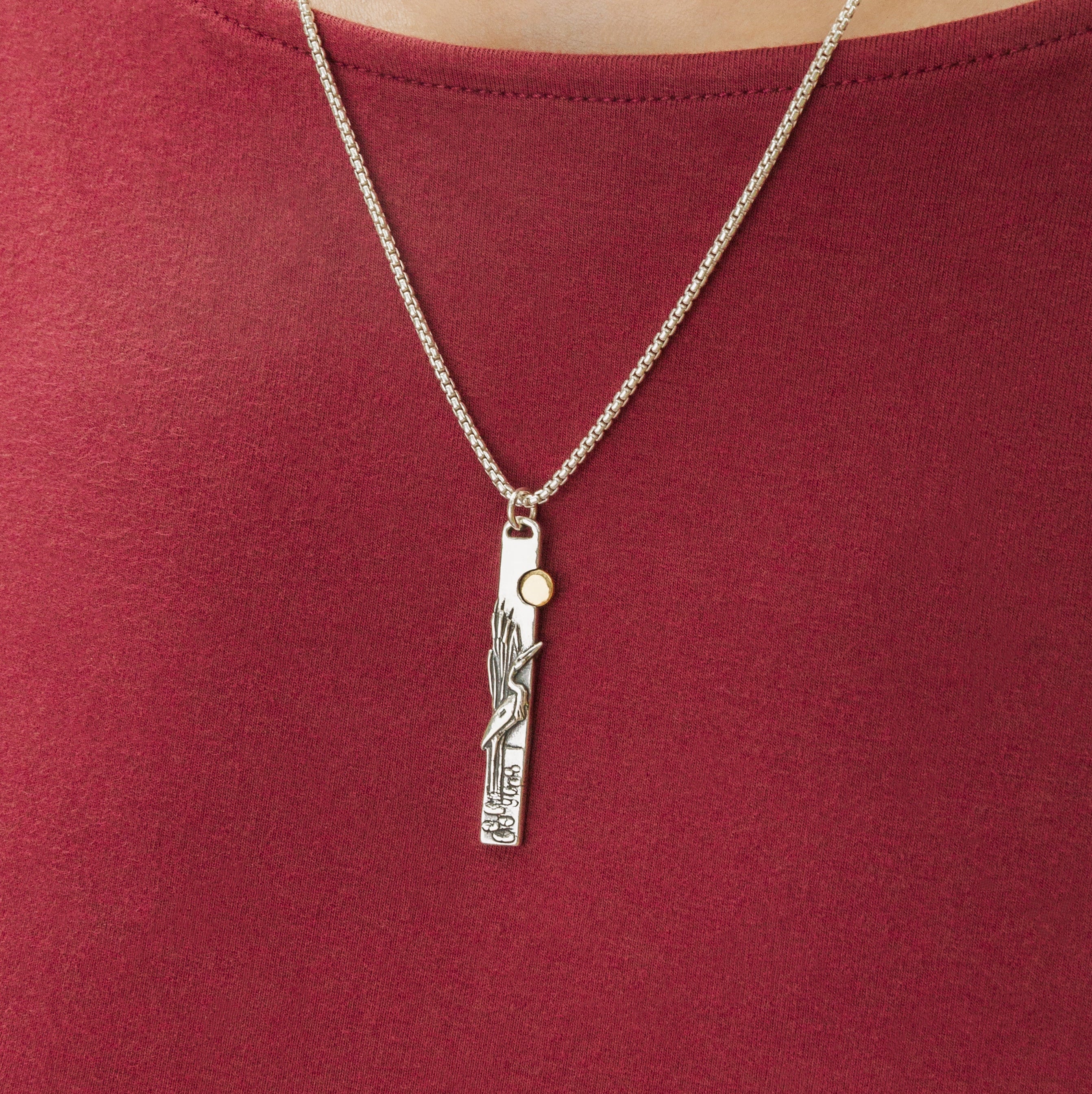 Audubon Egret Pendant