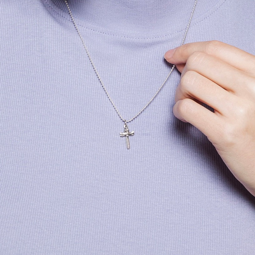 Dragonfly Cross Mini Pendant – Jose Balli Jewelry