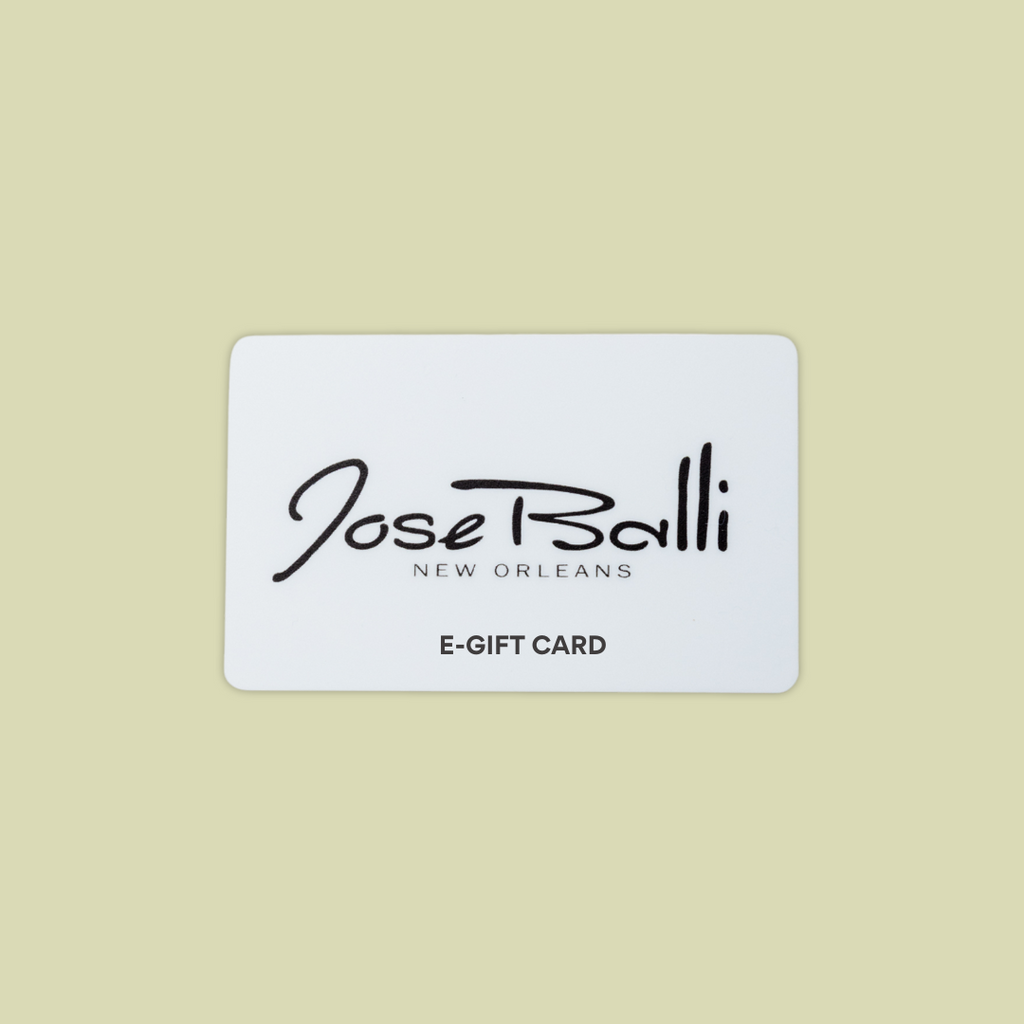Jose Balli Jewelry digital gift card displayed on a clean background, a convenient instant-delivery gift for jewelry lovers.