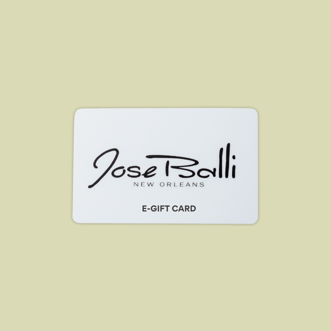 Jose Balli Jewelry digital gift card displayed on a clean background, a convenient instant-delivery gift for jewelry lovers.