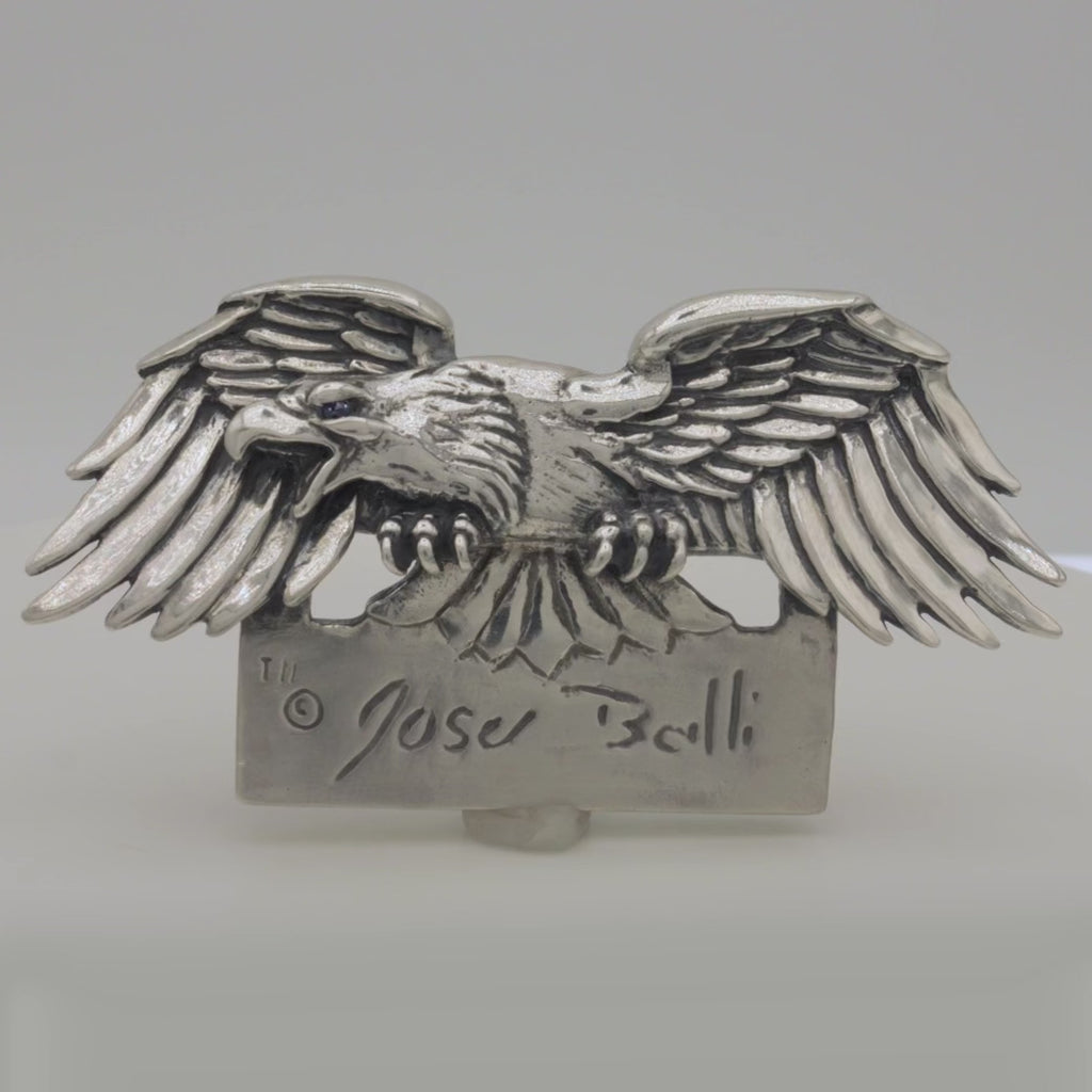 Eagle Sapphire Eye Pocket Square™