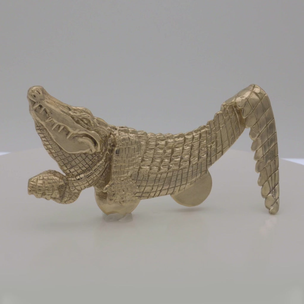 Gilded Alligator Pocket Square™