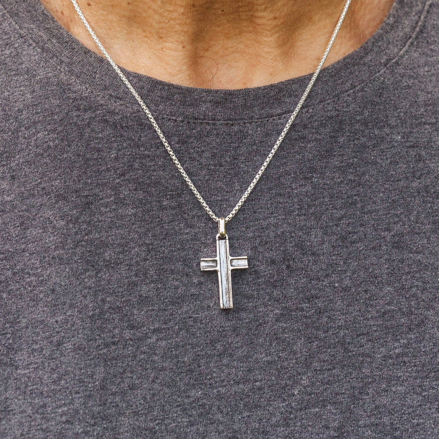 Steelworker Cross Pendant