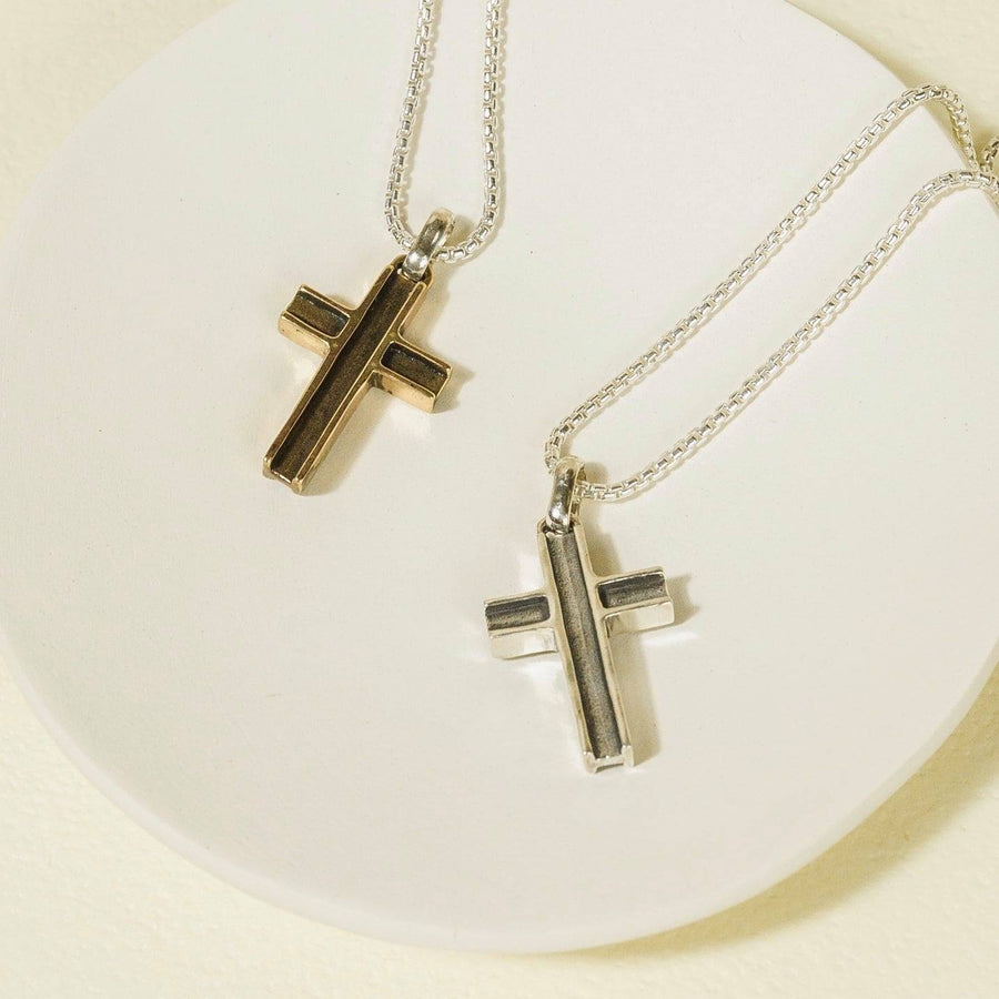 Steelworker Cross Necklace