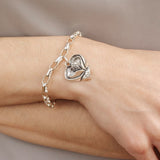 Magnolia Heart Bracelet