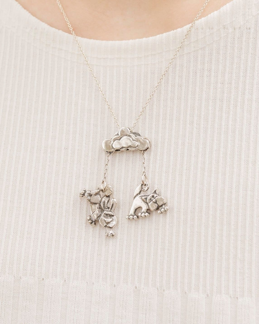Raining Cats and Dogs Pendant