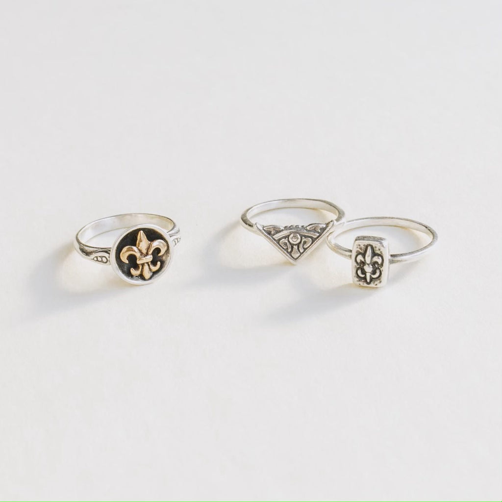 Fleur de Lis Roux Ring