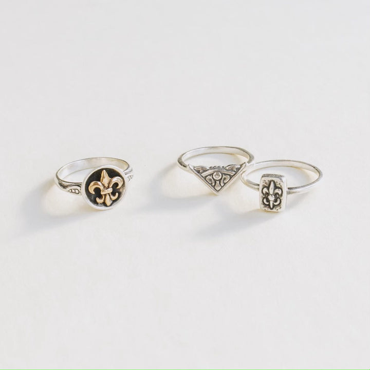 Fleur de Lis Roux Ring
