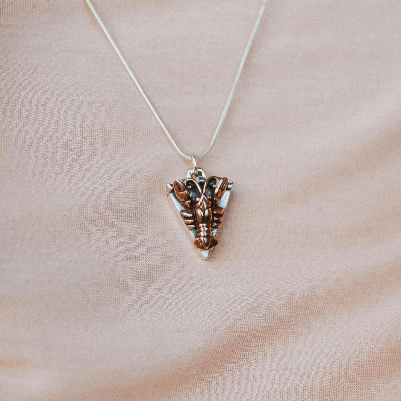 Crawfish Pie Two Tone Pendant
