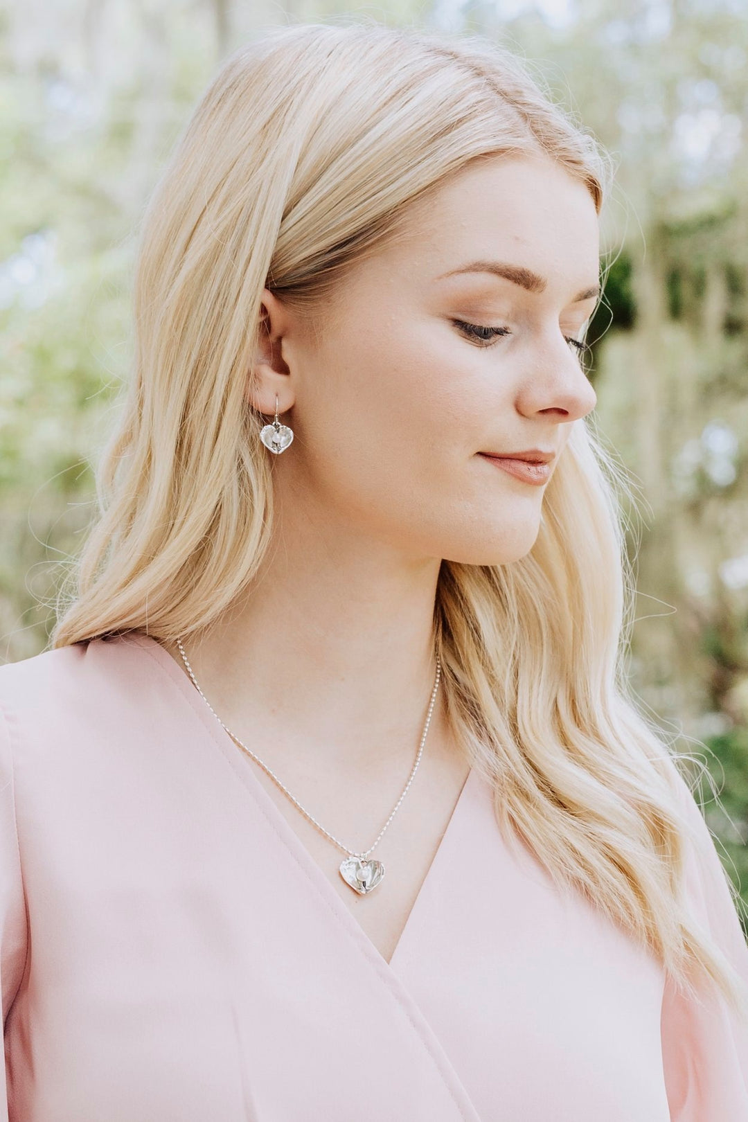 Oyster Heart Earrings