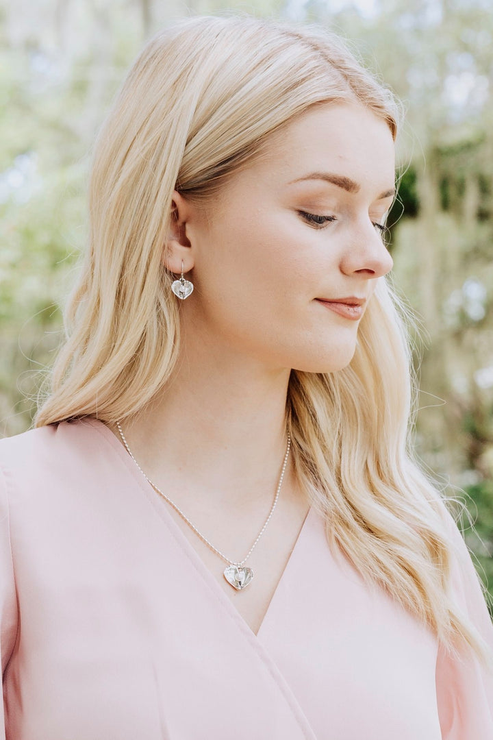 Oyster Heart Earrings