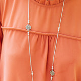 Cachet Pearl Station Necklace