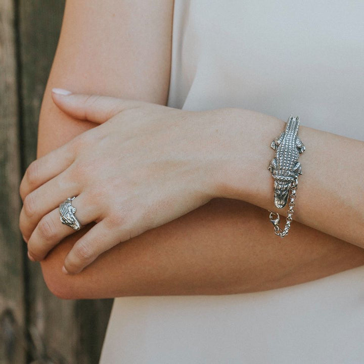 Pet Alligator Bangle Bracelet