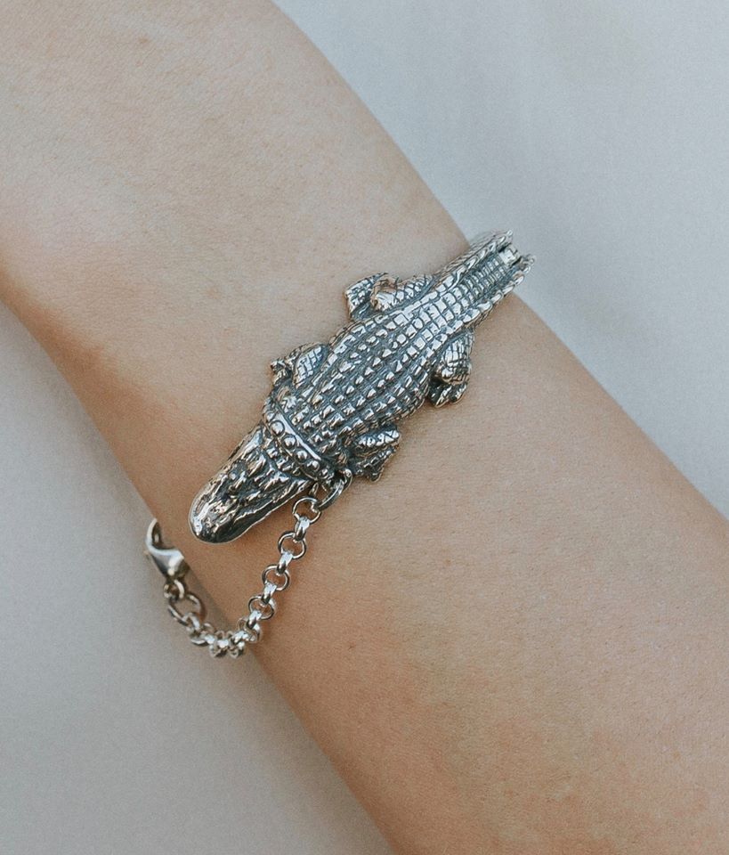 Pet Alligator Bangle Bracelet