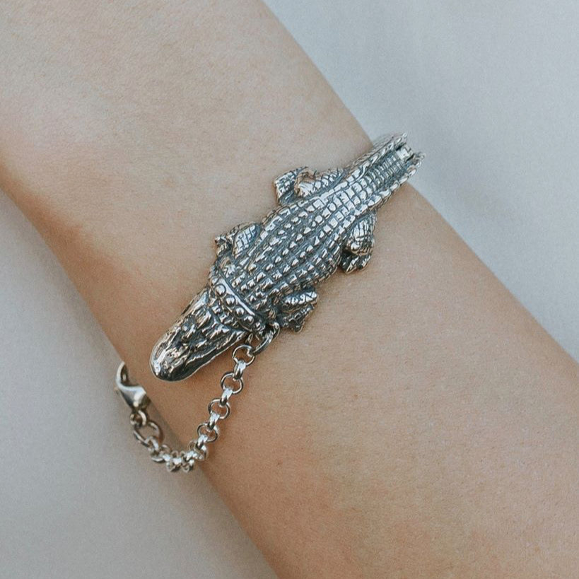 Pet Alligator Bangle Bracelet